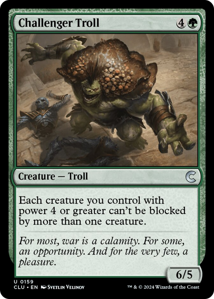 Challenger Troll [Ravnica: Clue Edition] | The Gaming-Verse