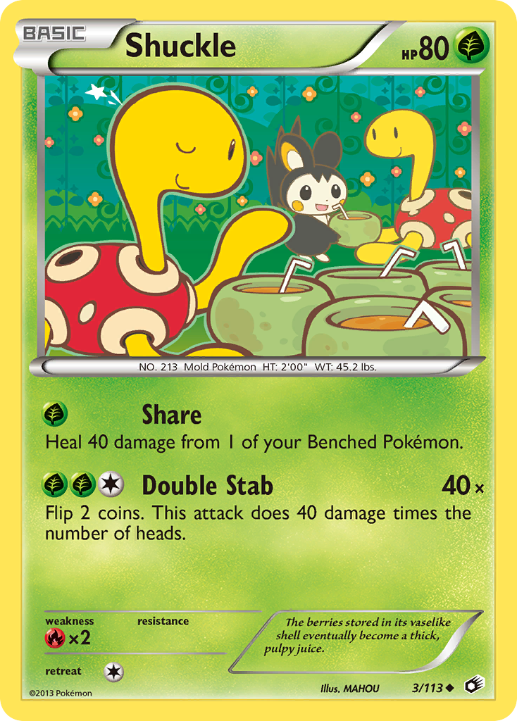 Shuckle (3/113) [Black & White: Legendary Treasures] | The Gaming-Verse