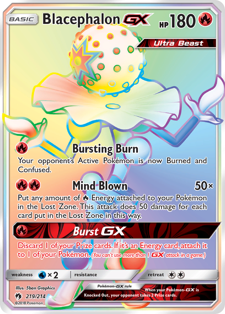 Blacephalon GX (219/214) [Sun & Moon: Lost Thunder] | The Gaming-Verse