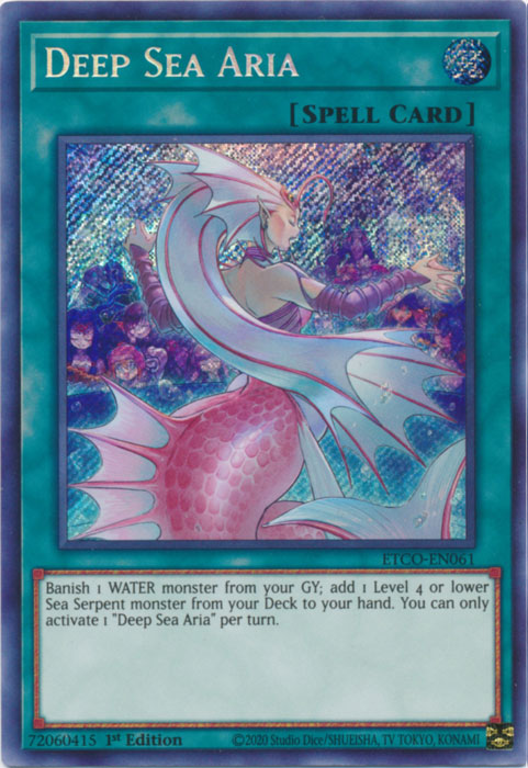 Deep Sea Aria [ETCO-EN061] Secret Rare | The Gaming-Verse