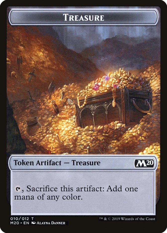 Treasure Token [Core Set 2020 Tokens] | The Gaming-Verse