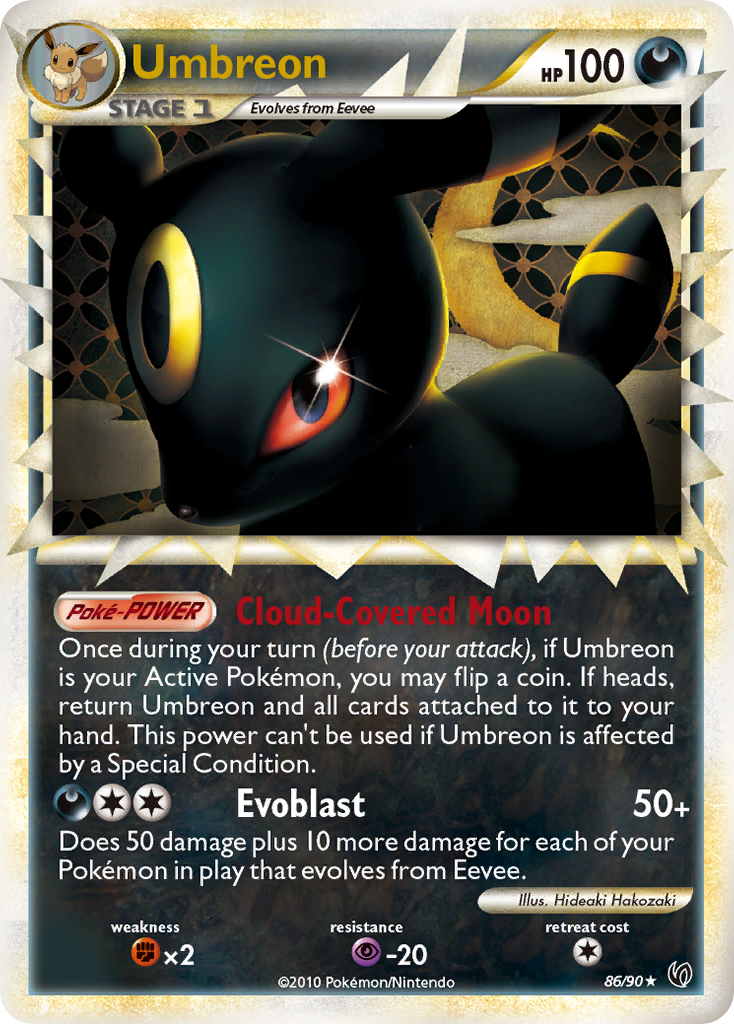 Umbreon (86/90) [HeartGold & SoulSilver: Undaunted] | The Gaming-Verse