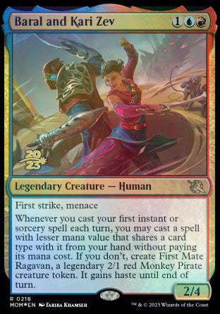 Baral and Kari Zev [March of the Machine Prerelease Promos] | The Gaming-Verse