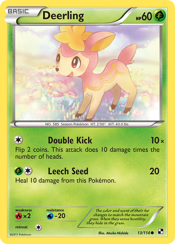 Deerling (13/114) [Black & White: Base Set] | The Gaming-Verse