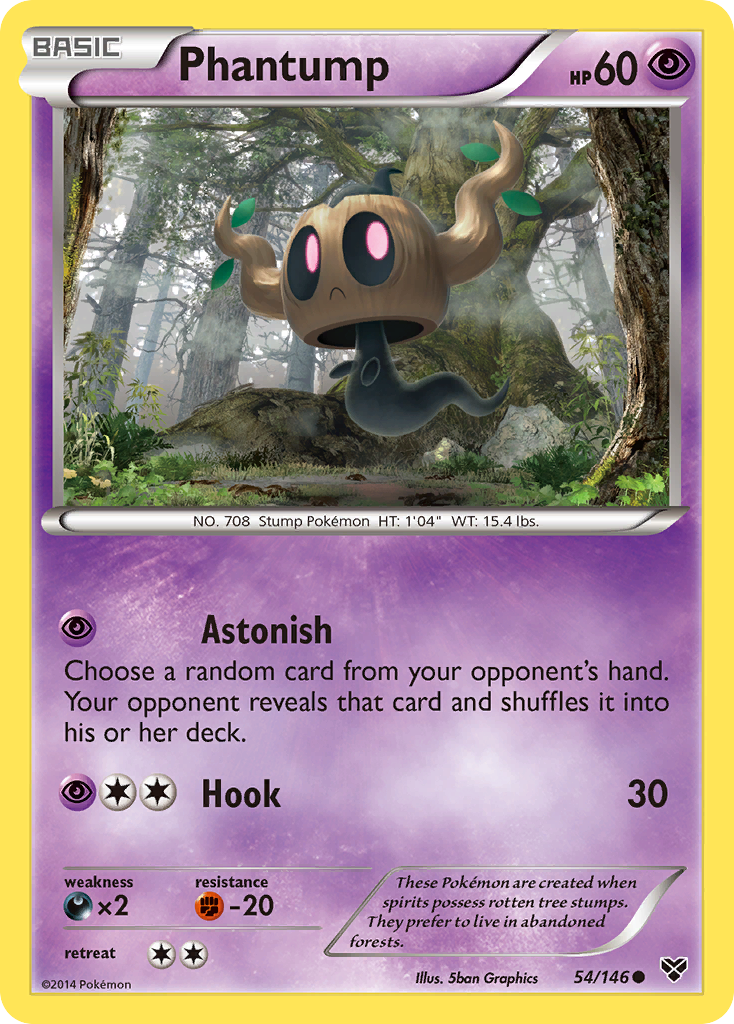 Phantump (54/146) [XY: Base Set] | The Gaming-Verse