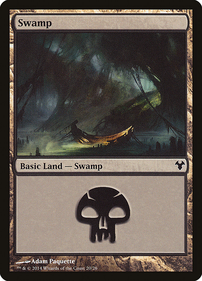 Swamp (#20) [Modern Event Deck 2014] | The Gaming-Verse