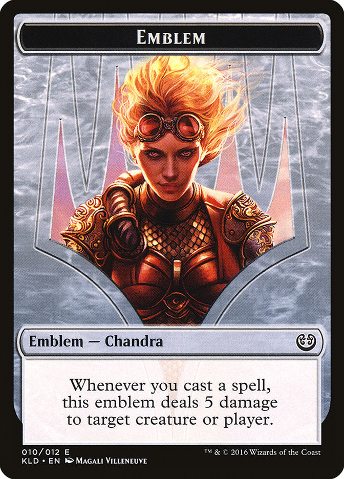 Chandra, Torch of Defiance Emblem [Kaladesh Tokens] | The Gaming-Verse