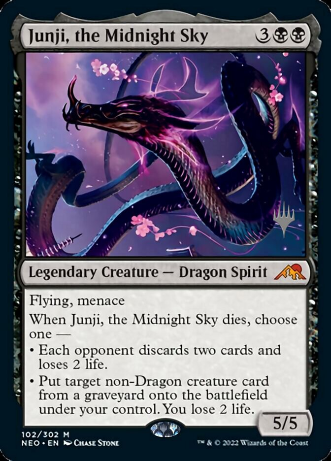 Junji, the Midnight Sky (Promo Pack) [Kamigawa: Neon Dynasty Promos] | The Gaming-Verse