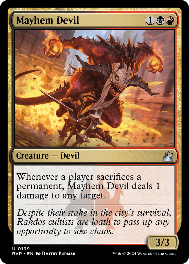 Mayhem Devil [Ravnica Remastered] | The Gaming-Verse