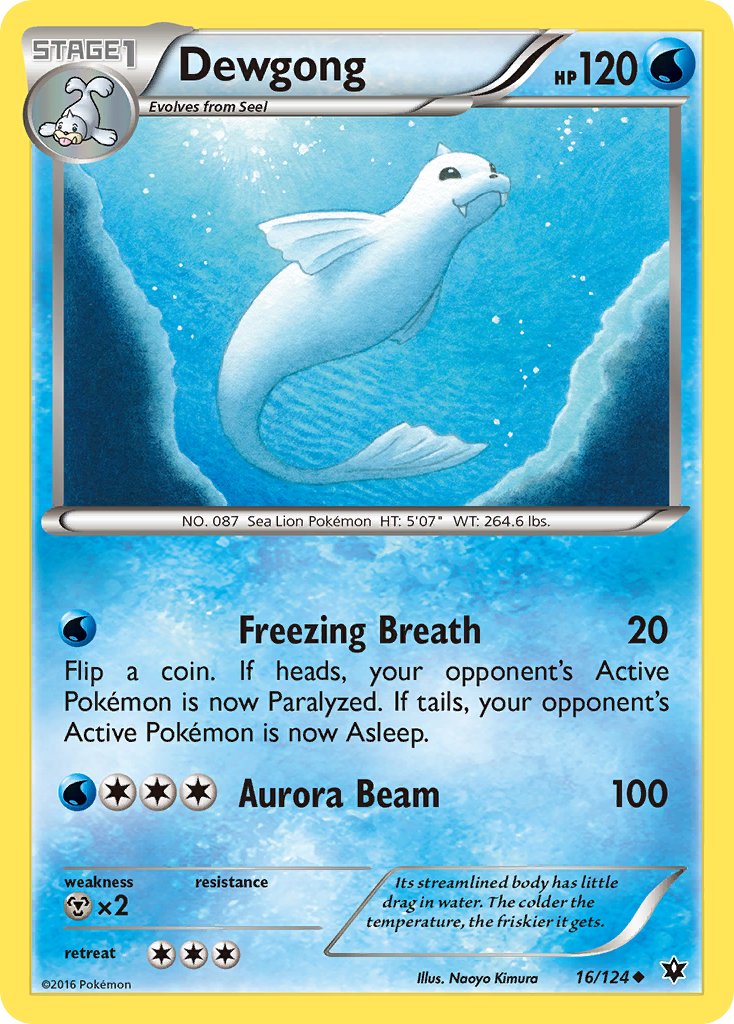 Dewgong (16/124) [XY: Fates Collide] | The Gaming-Verse