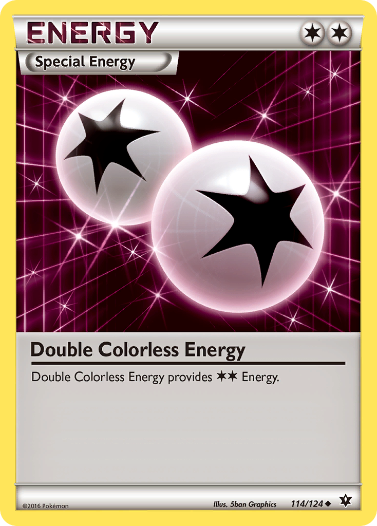 Double Colorless Energy (114/124) [XY: Fates Collide] | The Gaming-Verse