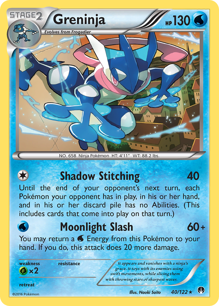 Greninja (40/122) [XY: BREAKpoint] | The Gaming-Verse