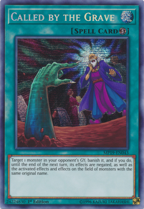 Called by the Grave [MP19-EN043] Prismatic Secret Rare | The Gaming-Verse