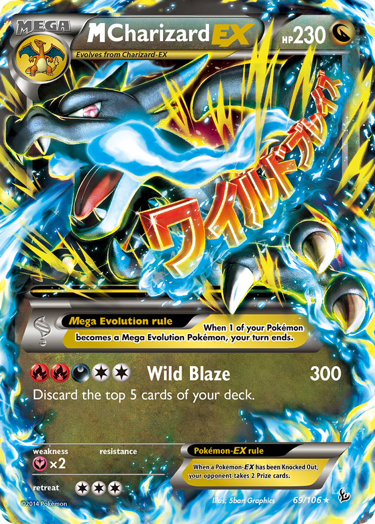 M Charizard EX (69/106) [XY: Flashfire] | The Gaming-Verse