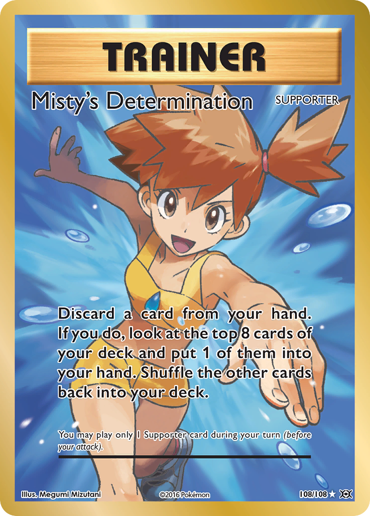 Misty's Determination (108/108) [XY: Evolutions] | The Gaming-Verse