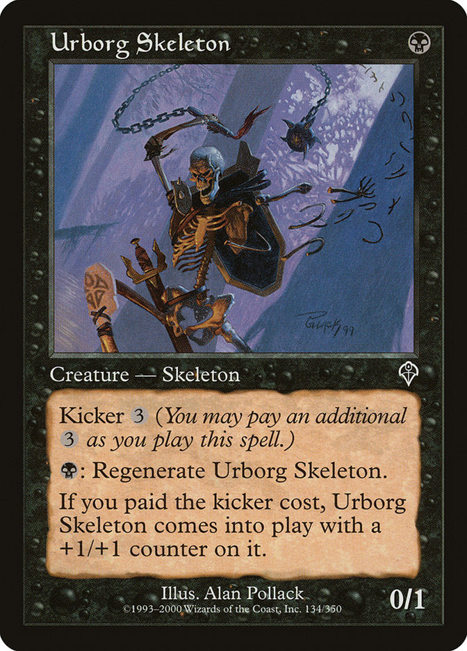 Urborg Skeleton [Invasion] | The Gaming-Verse