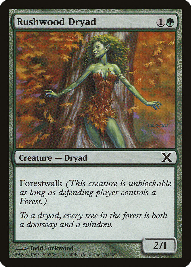 Rushwood Dryad [Tenth Edition] | The Gaming-Verse