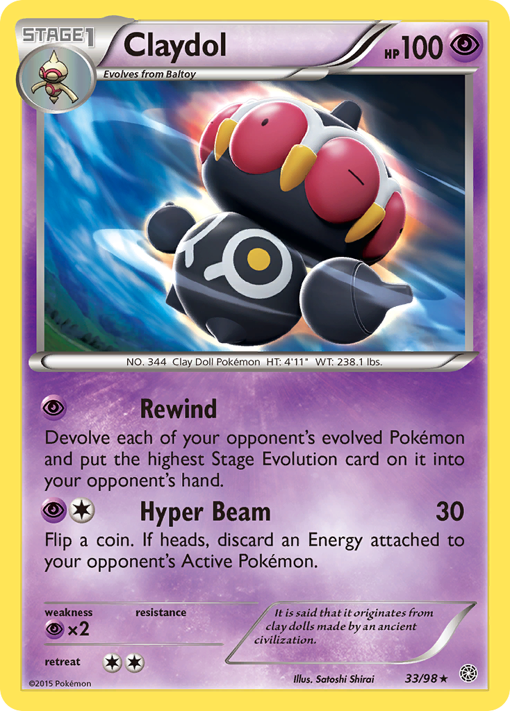 Claydol (33/98) [XY: Ancient Origins] | The Gaming-Verse