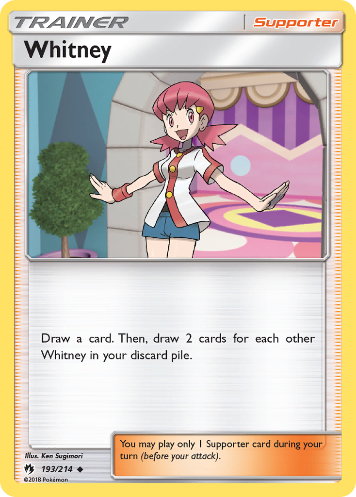 Whitney (193/214) [Sun & Moon: Lost Thunder] | The Gaming-Verse