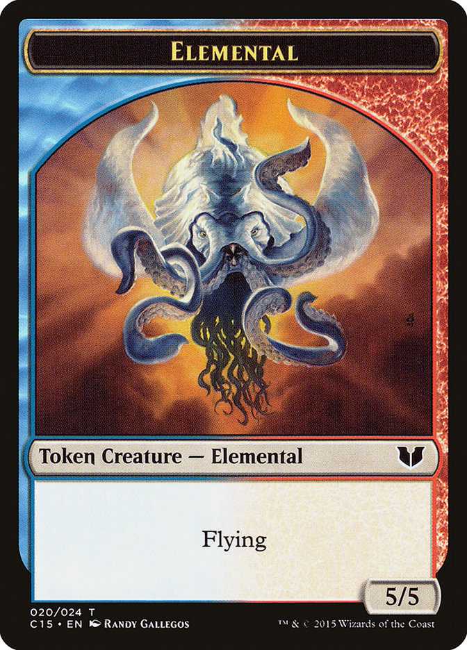 Drake // Elemental (020) Double-Sided Token [Commander 2015 Tokens] | The Gaming-Verse