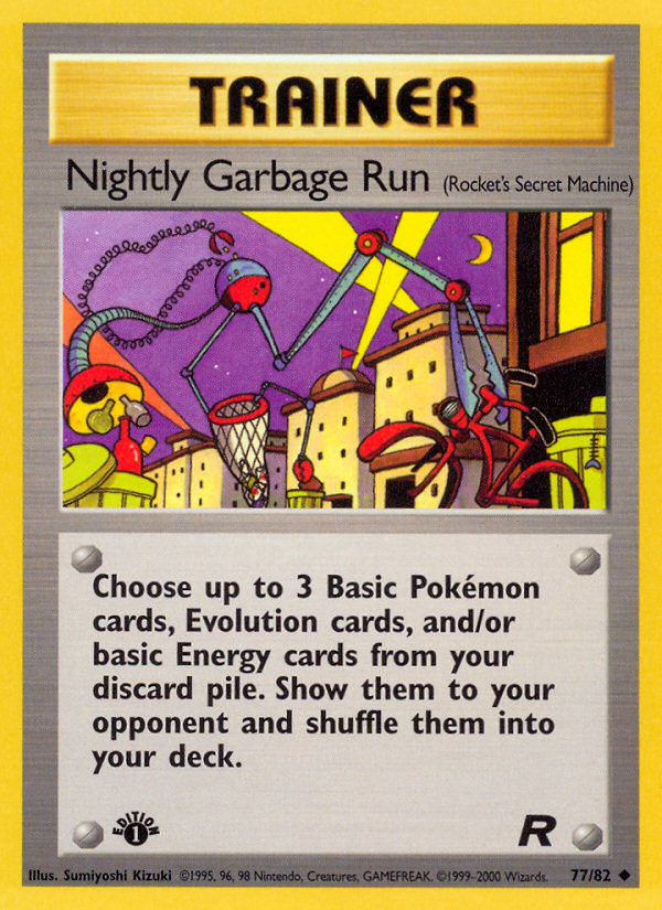 Nightly Garbage Run (77/82) [Team Rocket 1st Edition] | The Gaming-Verse