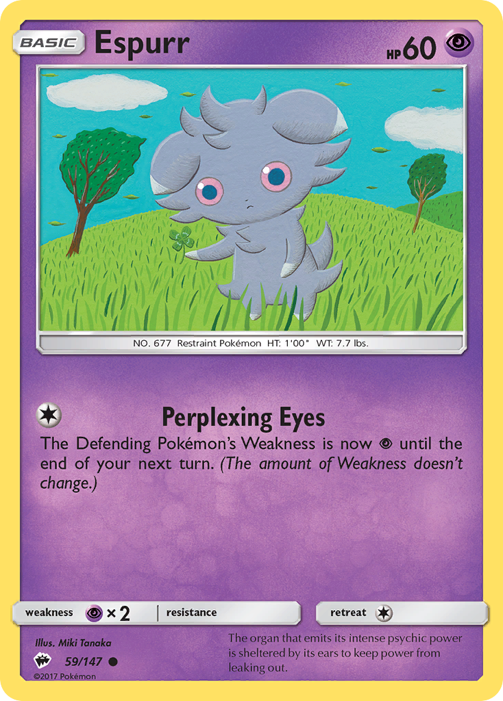 Espurr (59/147) [Sun & Moon: Burning Shadows] | The Gaming-Verse