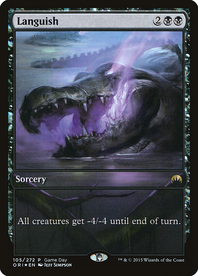 Languish (Game Day) [Magic Origins Promos] | The Gaming-Verse