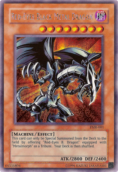 Red-Eyes Black Metal Dragon (Forbidden Memories) [FMR-001] Prismatic Secret Rare | The Gaming-Verse