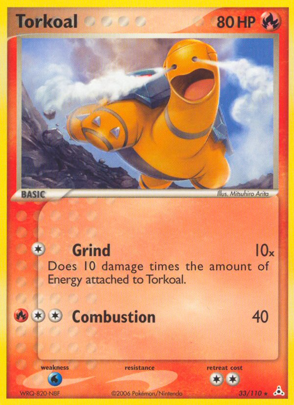 Torkoal (33/110) [EX: Holon Phantoms] | The Gaming-Verse