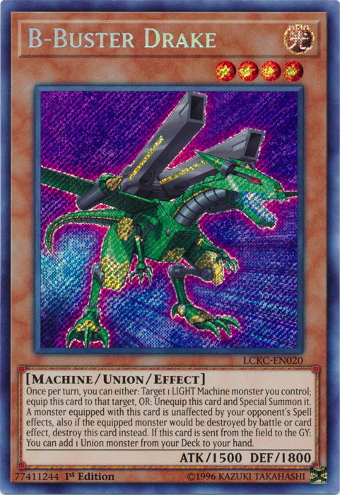 B-Buster Drake [LCKC-EN020] Secret Rare | The Gaming-Verse