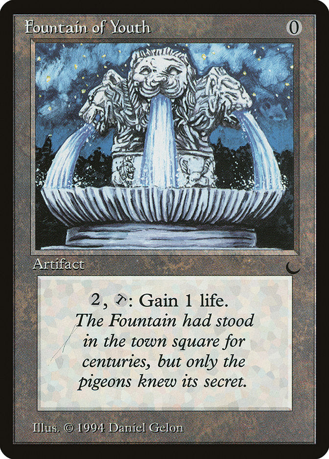 Fountain of Youth (Misprinted) [The Dark] | The Gaming-Verse