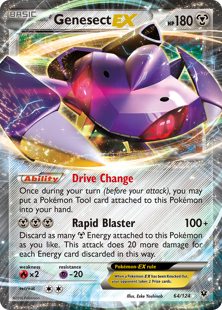 Genesect EX (64/124) [XY: Fates Collide] | The Gaming-Verse