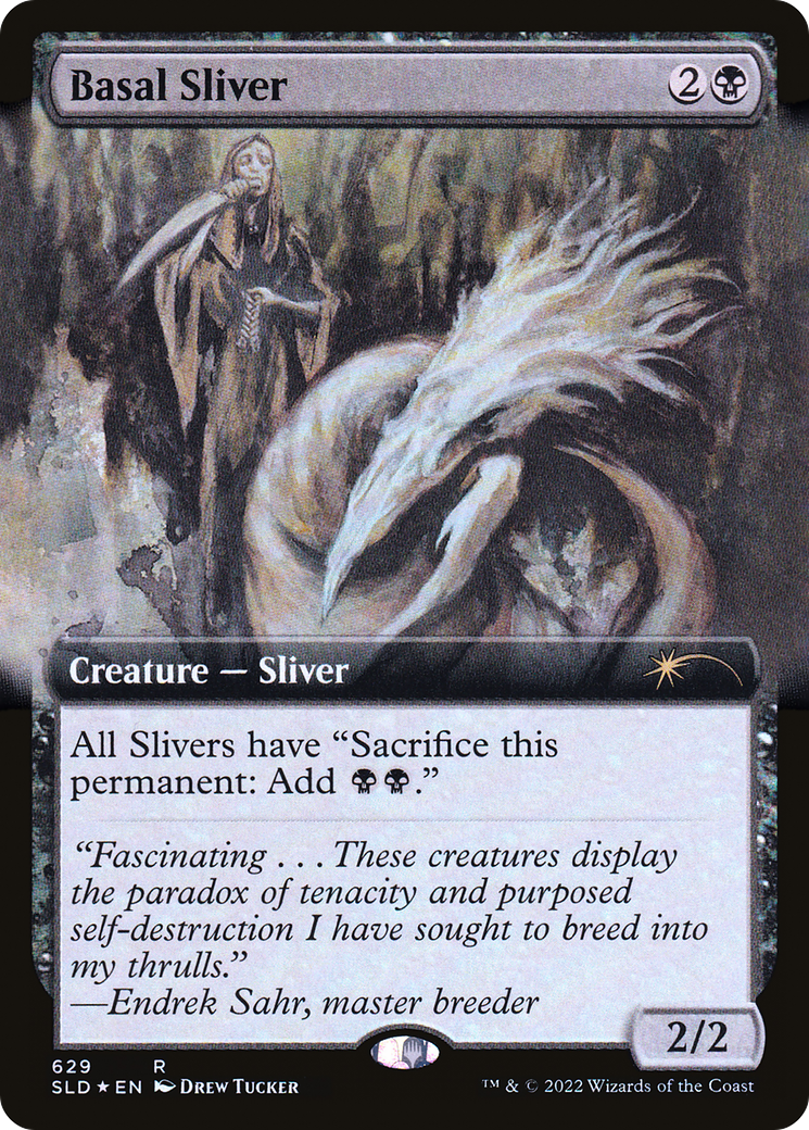 Basal Sliver (Extended Art) [Secret Lair Drop Promos] | The Gaming-Verse