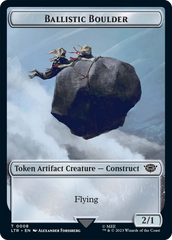 Ballistic Boulder // Food Token (11) Double-Sided Token [The Lord of the Rings: Tales of Middle-Earth Tokens] | The Gaming-Verse