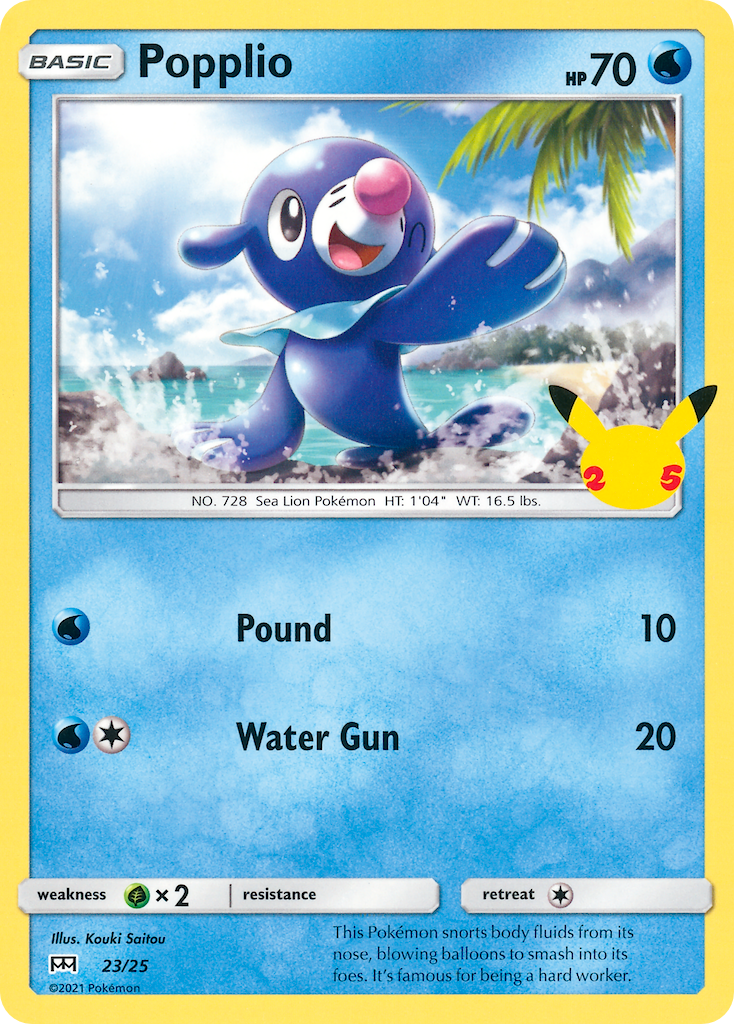 Popplio (23/25) [McDonald's 25th Anniversary] | The Gaming-Verse