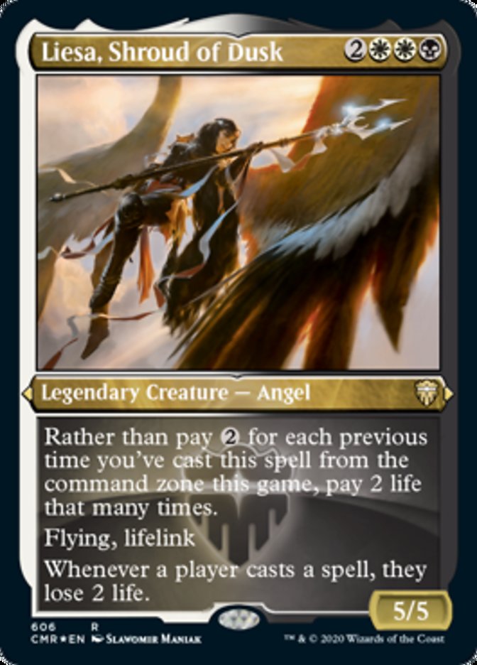 Liesa, Shroud of Dusk [Commander Legends Etched] | The Gaming-Verse