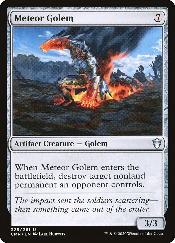 Meteor Golem [Commander Legends] | The Gaming-Verse