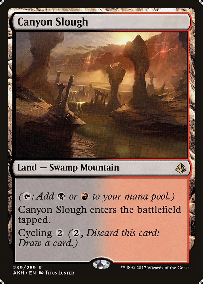 Canyon Slough [Amonkhet] | The Gaming-Verse