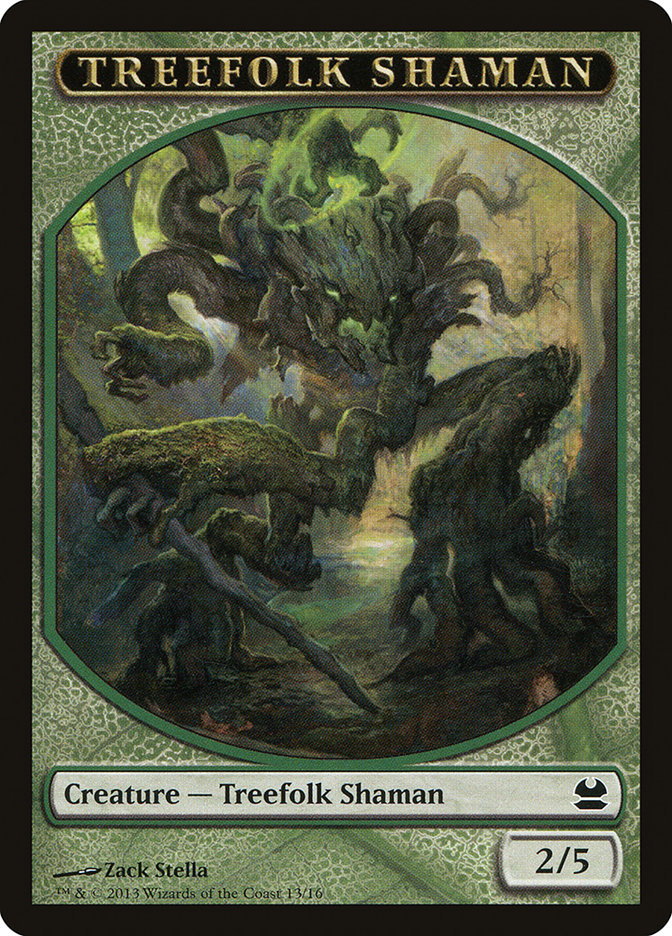 Treefolk Shaman [Modern Masters Tokens] | The Gaming-Verse