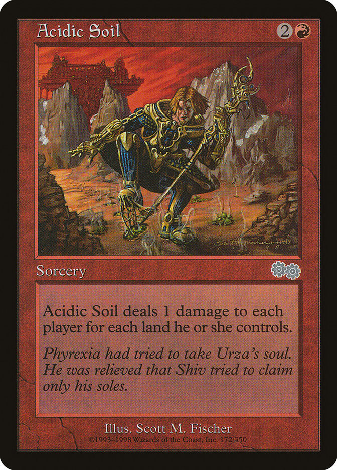 Acidic Soil [Urza's Saga] | The Gaming-Verse