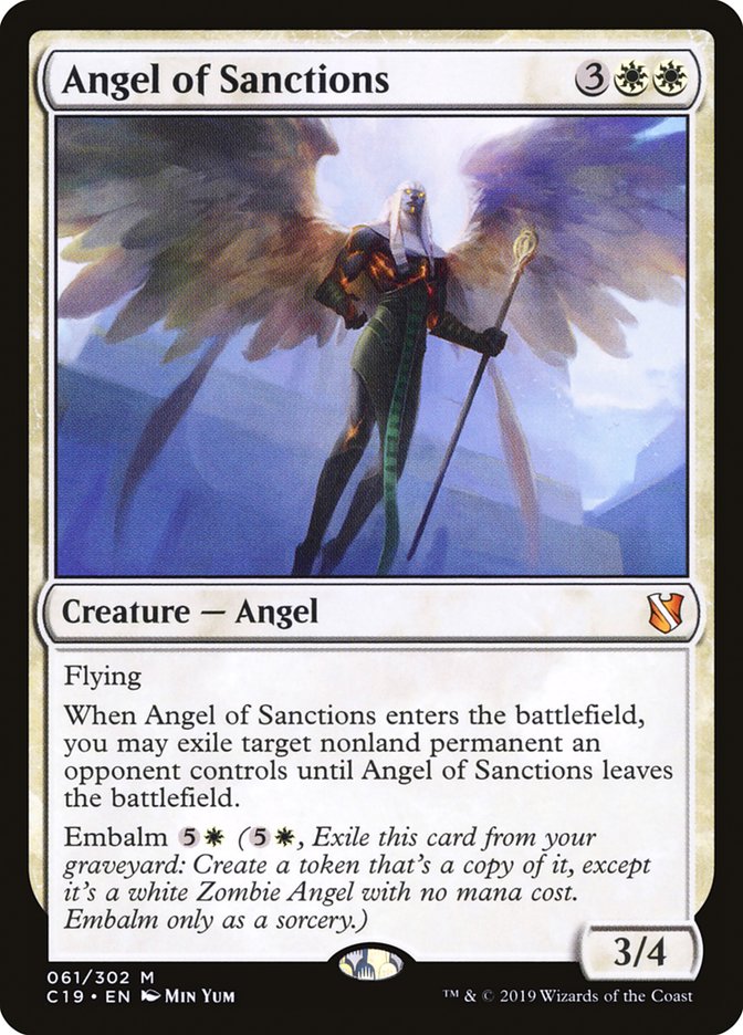 Angel of Sanctions [Commander 2019] | The Gaming-Verse