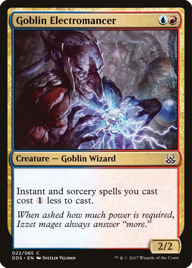 Goblin Electromancer [Duel Decks: Mind vs. Might] | The Gaming-Verse