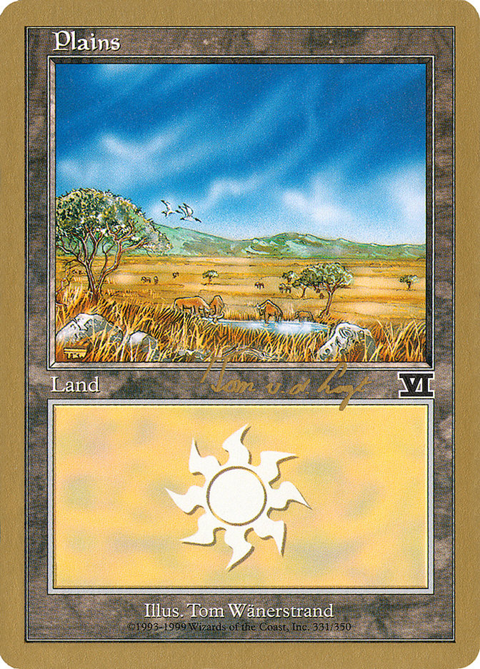 Plains (tvdl331) (Tom van de Logt) [World Championship Decks 2000] | The Gaming-Verse