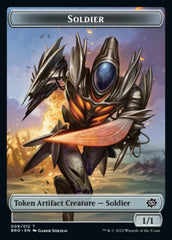 Powerstone // Soldier (008) Double-Sided Token [The Brothers' War Tokens] | The Gaming-Verse