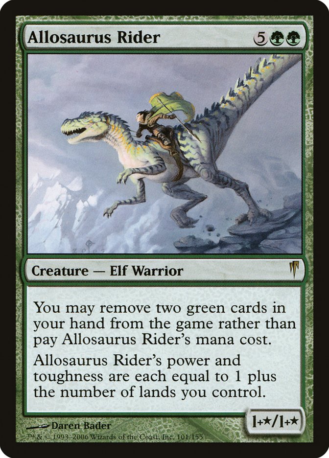 Allosaurus Rider [Coldsnap] | The Gaming-Verse