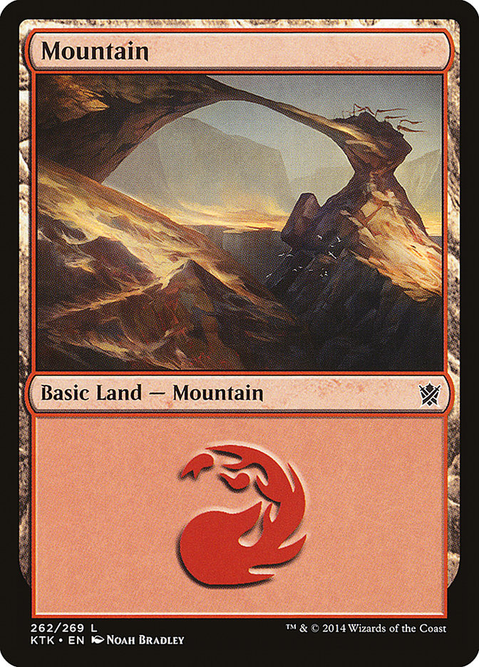 Mountain (#262) [Khans of Tarkir] | The Gaming-Verse