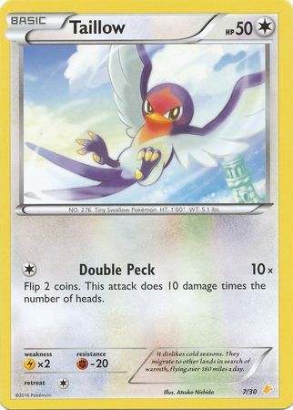 Taillow (7/30) [XY: Trainer Kit 3 - Pikachu Libre] | The Gaming-Verse