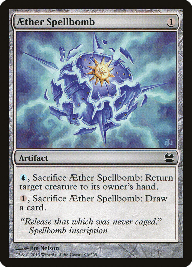 Aether Spellbomb [Modern Masters] | The Gaming-Verse