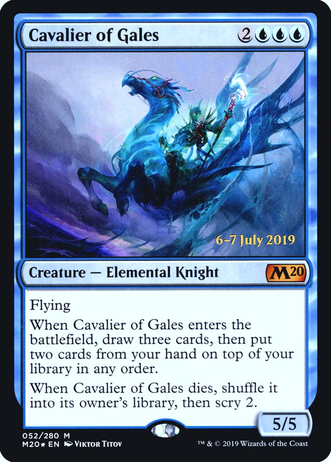 Cavalier of Gales  [Core Set 2020 Prerelease Promos] | The Gaming-Verse