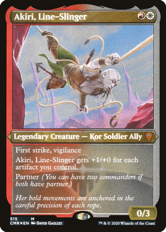 Akiri, Line-Slinger [Commander Legends Etched] | The Gaming-Verse